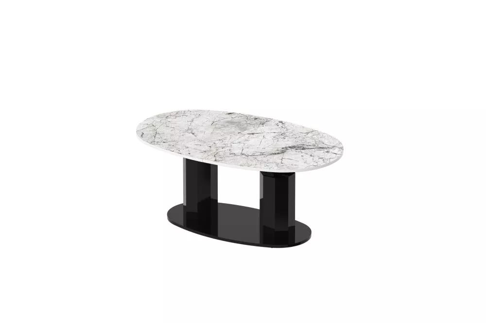 Žurnālgalds Barletta Gloss Korpusa krāsa: balts akmens, · 130 × 80 × 54 cm
