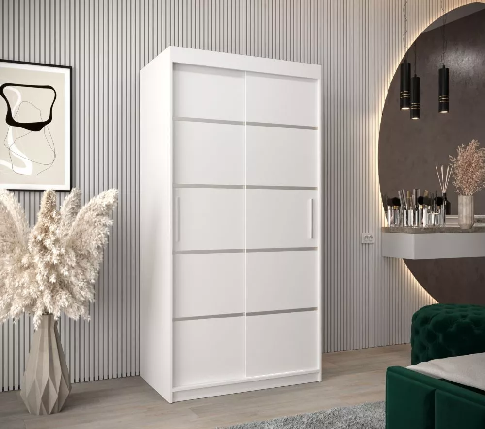 Skapis Verona 1 · Balts · 100 × 62 × 200 cm