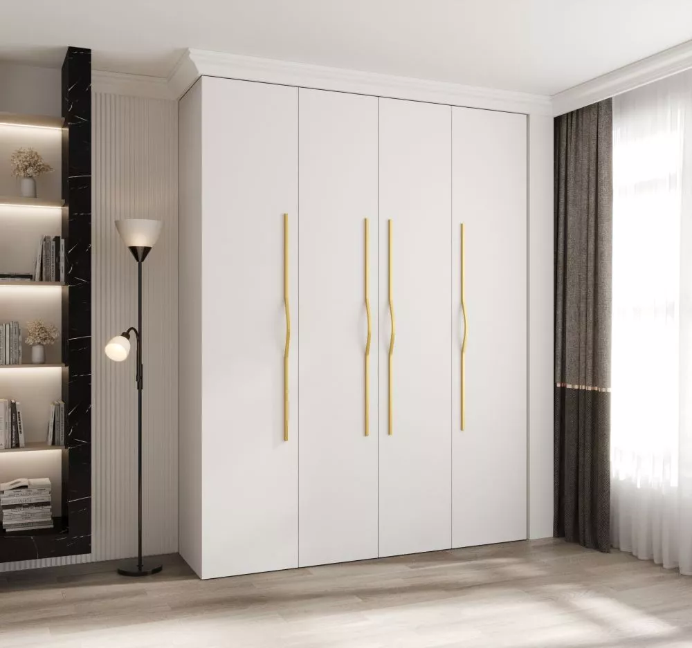 Skapis Como 2 · Balts · 190 × 50 × 245.5 cm
