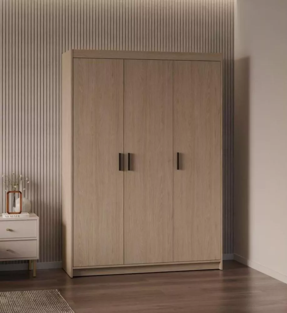 Skapis Elena 3D · Ozols · 133 × 53 × 190.5 cm