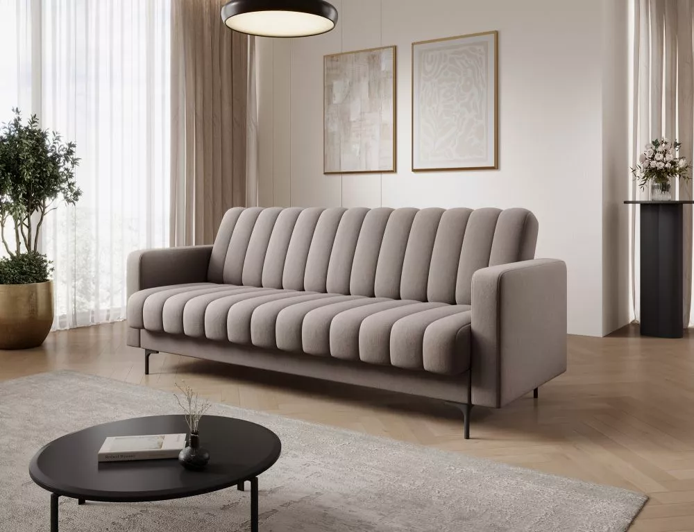 Dīvāns Roneyy Standard · Bēšs · 89 × 212 × 86 cm