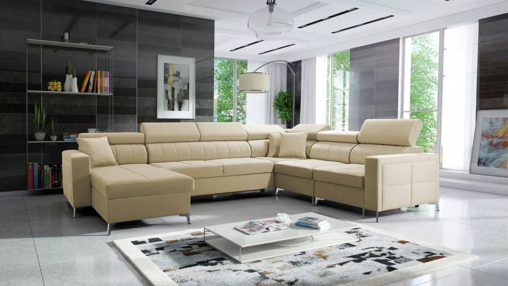 Dīvāns Side 7 Standard · Krēma · 270 × 351 × 83 cm