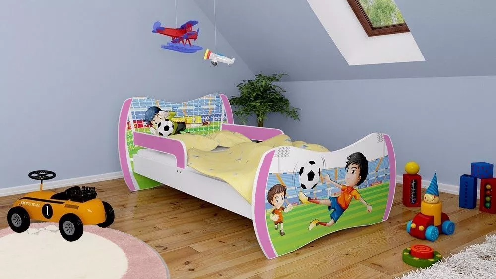 Bērnu gulta Dream L03 160x80 DM27 ar stelāžu Guļamvietas platums: 80 cm, Guļamvietas garums: 160 cm, · 104 × 164 × 71 cm
