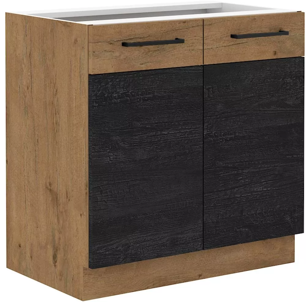 Virtuves skapis Vigo Dark 80 D 2F BB