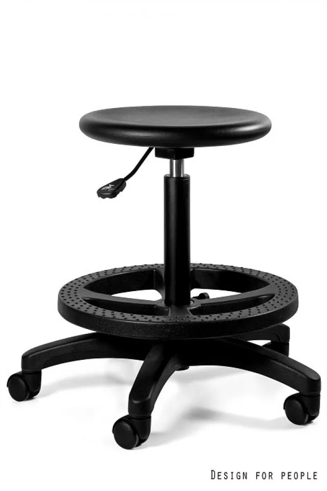 Datorkrēsls Erizo Sēdvietas platums: 36 cm, · Melns · 57 × 55.5 cm