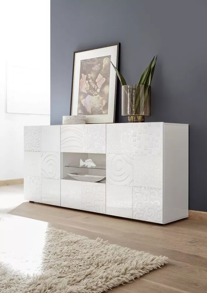 Kumode Miro 07 · Balts · 181 × 43 × 84 cm