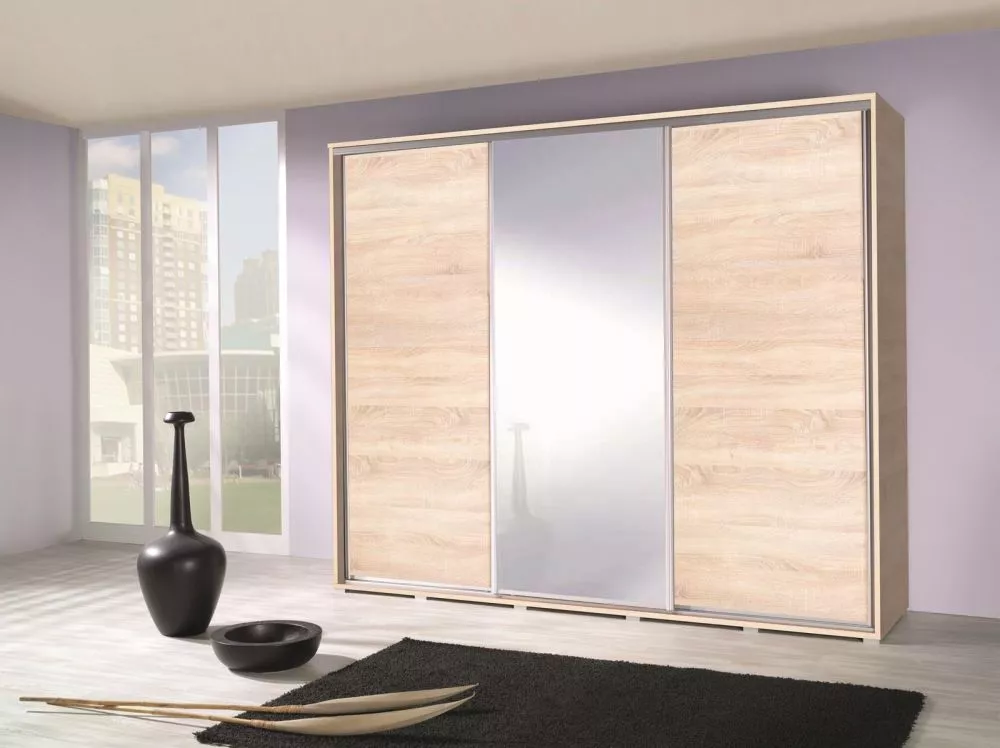 Skapis Penelopa 255 · Ozols sonoma · 255 × 66 × 215 cm