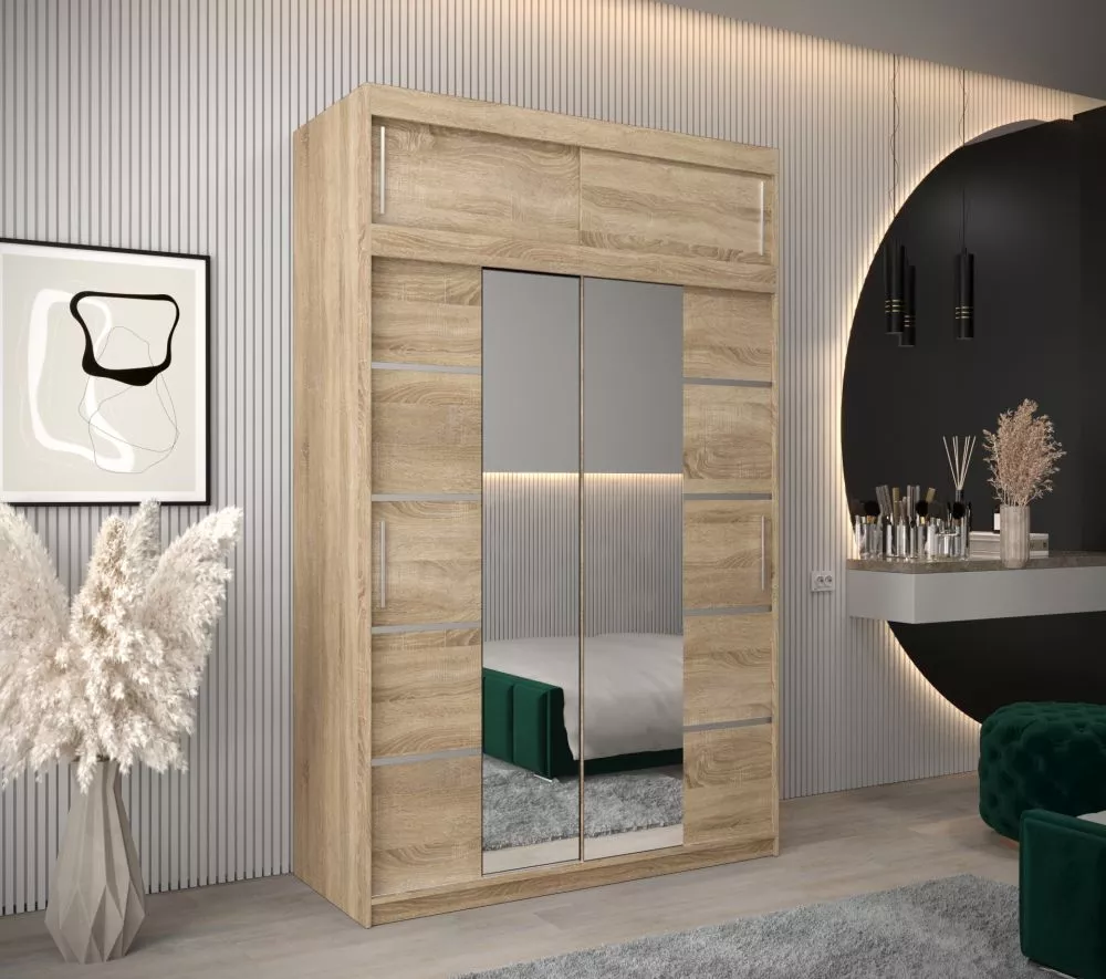 Skapis Verona 4 Premium · Sonoma · 150 × 62 × 240 cm
