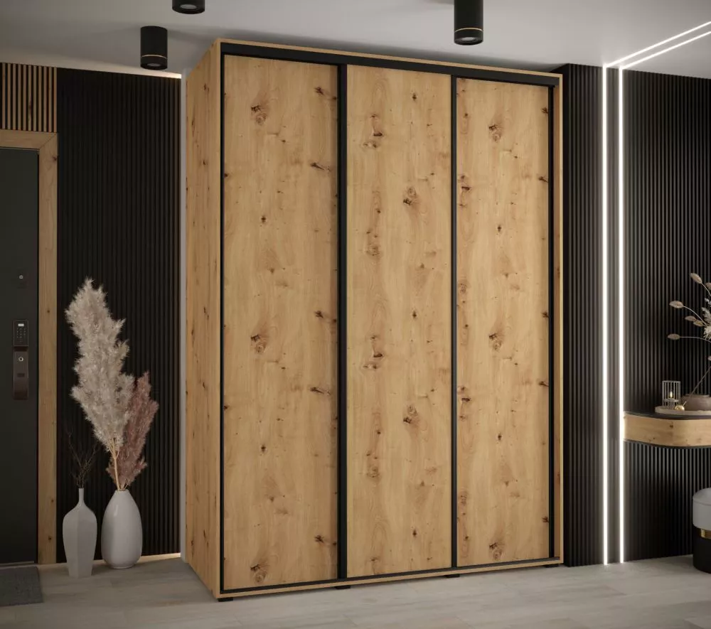 Skapis Davos 1 · Ozols artisan · 180 × 60 × 235.2 cm