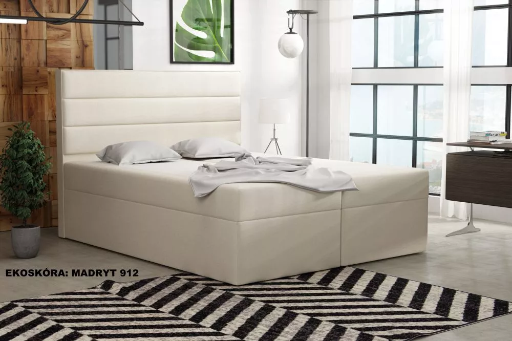 Gulta Ilmo Eco Standard Guļamvietas platums: 160 cm, Guļamvietas garums: 200 cm, · Krēma · 162 × 210 × 120 cm
