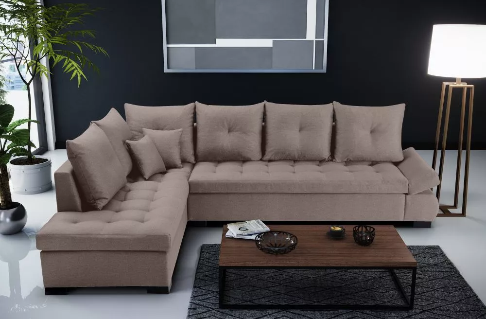 Dīvāns Lord Elegance Standard · Gaiši brūns · 223 × 320 × 95 cm