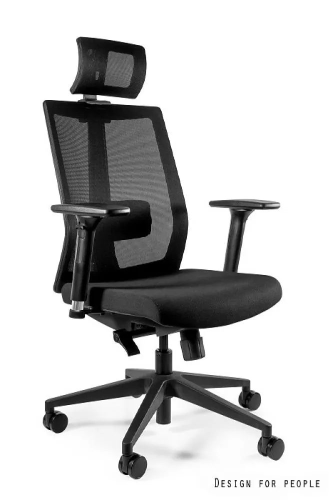Datorkrēsls Scope Sēdvietas platums: 48 cm, · Melns · 68 × 50 × 114 cm