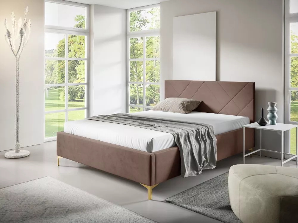 Gulta PK30 Basic ar stelāžu Guļamvietas platums: 90 cm, Guļamvietas garums: 200 cm, stelāžas tips: koka, · Brūns · 108 ×