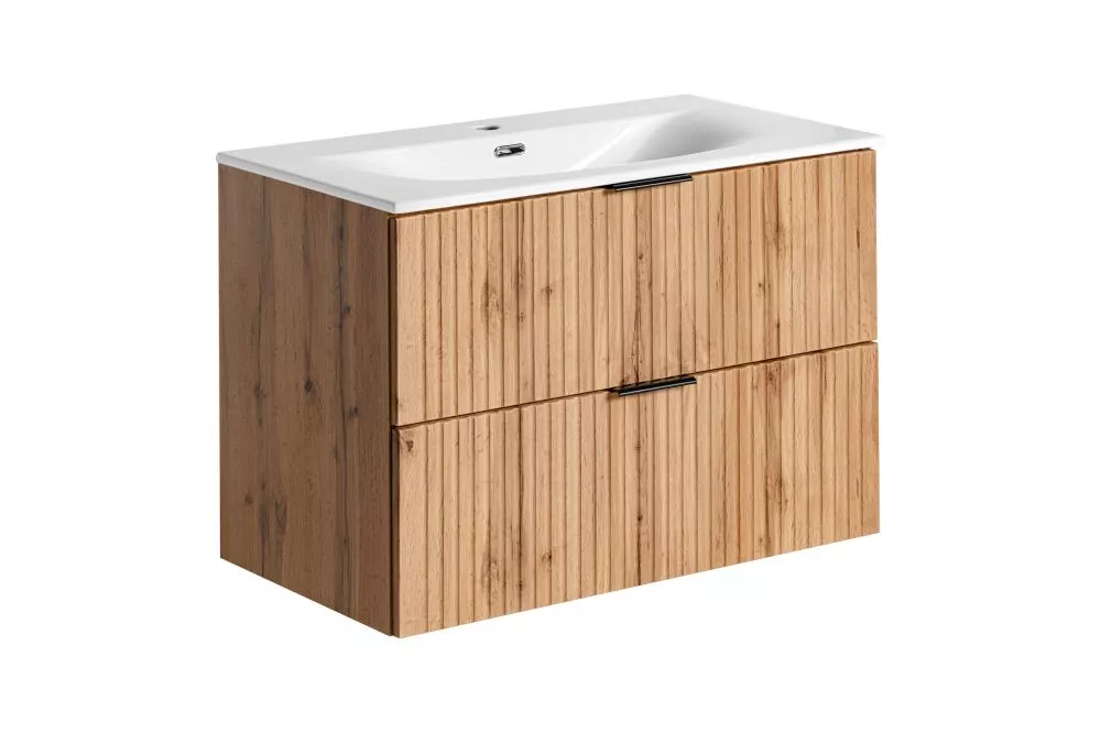 Vannas istabas skapītis Adel Oak 82-80 Premium · Ozols votāns · 80 × 57 × 46 cm