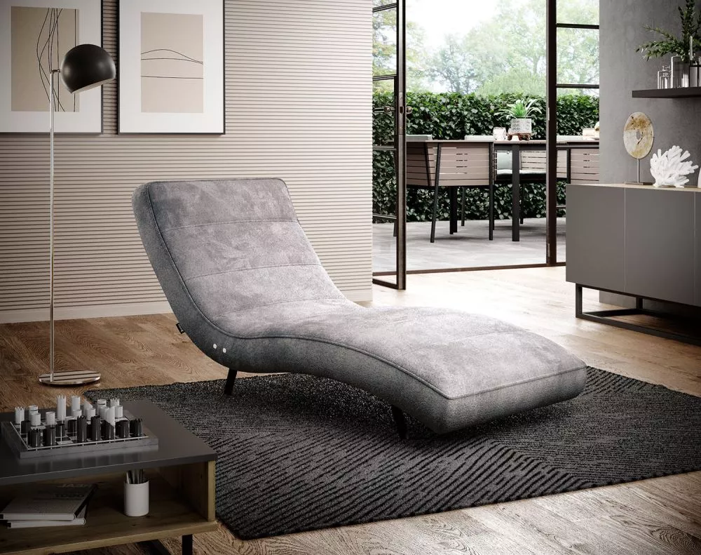 Mīksts krēsls Kobe Electric Standard · Sudrabs · 75 × 158 × 58 cm
