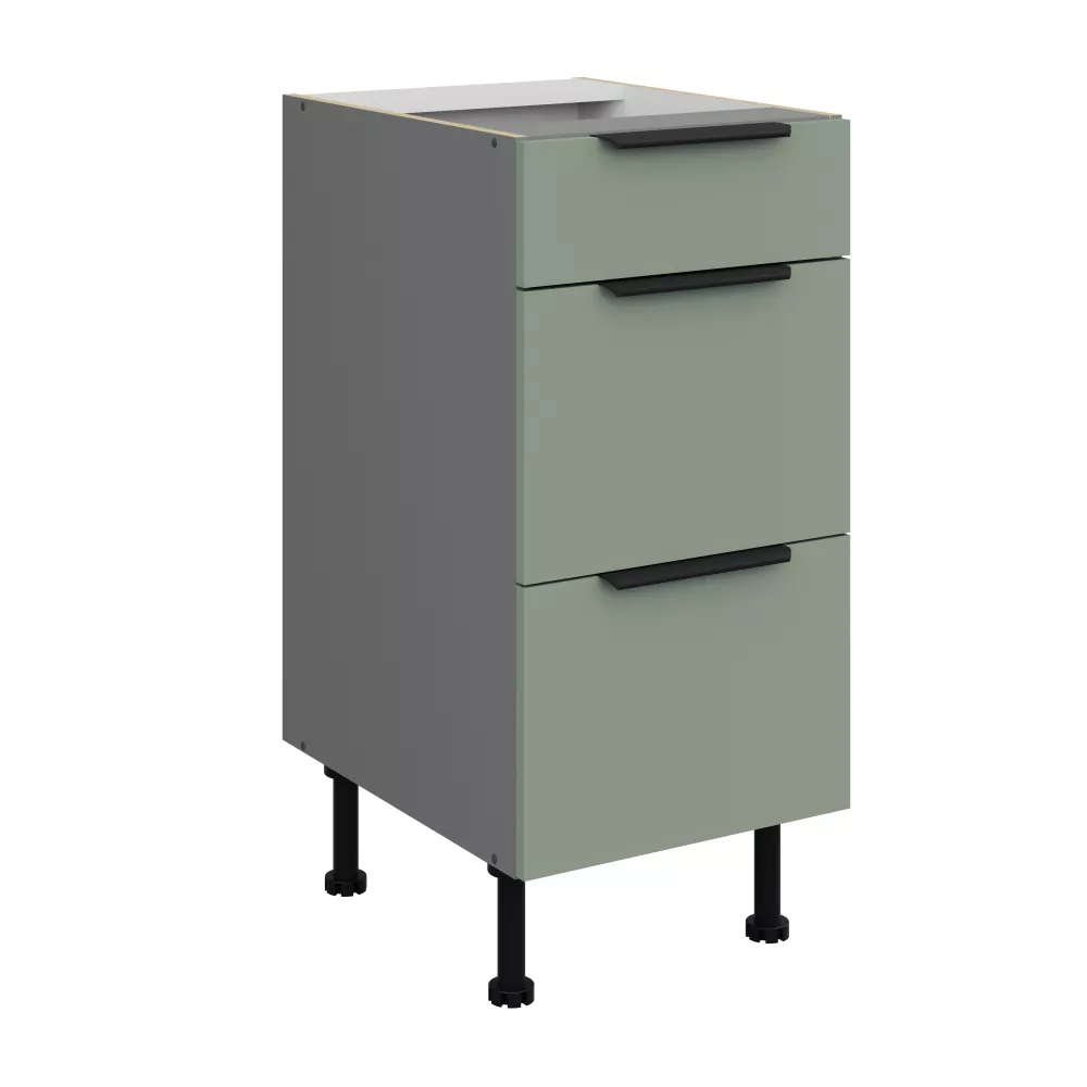 Virtuves skapis Aria Anthracite 40 D 3S BB