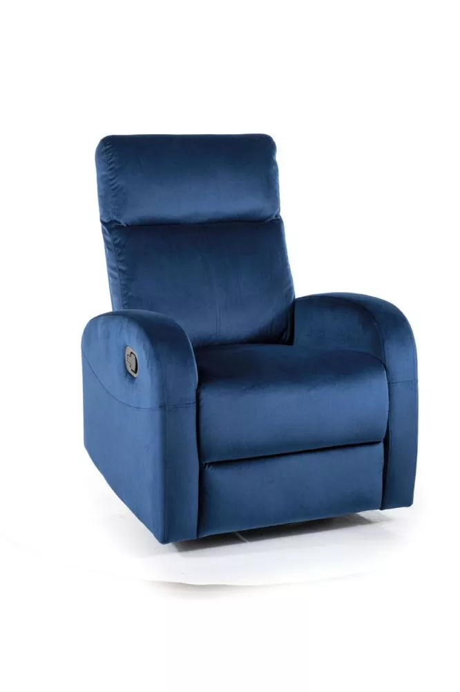 Krēsls Olimp Comfort Velvet · Zila · 101 × 72 × 160 × 55 cm