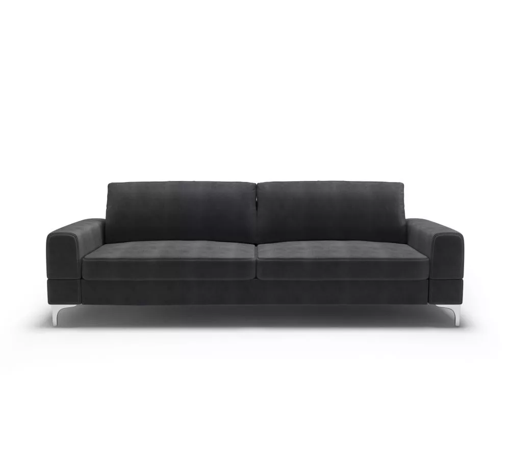 Dīvāns Aria 2S Standard · Grafīts · 90 × 180 × 89 cm