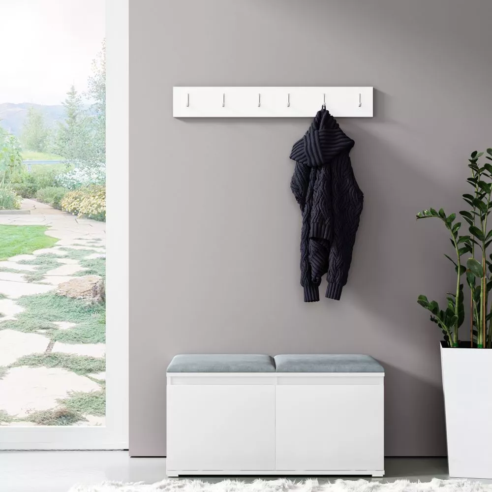 Apavu plaukts Emi 5 Trinity Korpusa krāsa: balts, · 100 × 40 cm