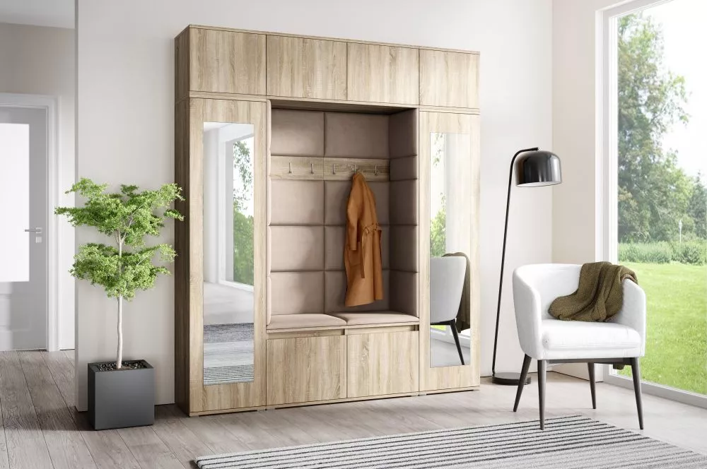 Apavu plaukts Emi 32 Trinity Korpusa krāsa: sonoma, · 190 × 225 × 40 cm