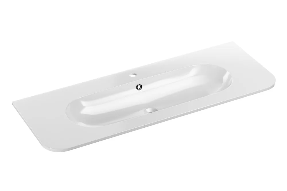 Izlietne Pure White · Balts · 120.4 × 45.8 × 12.25 cm
