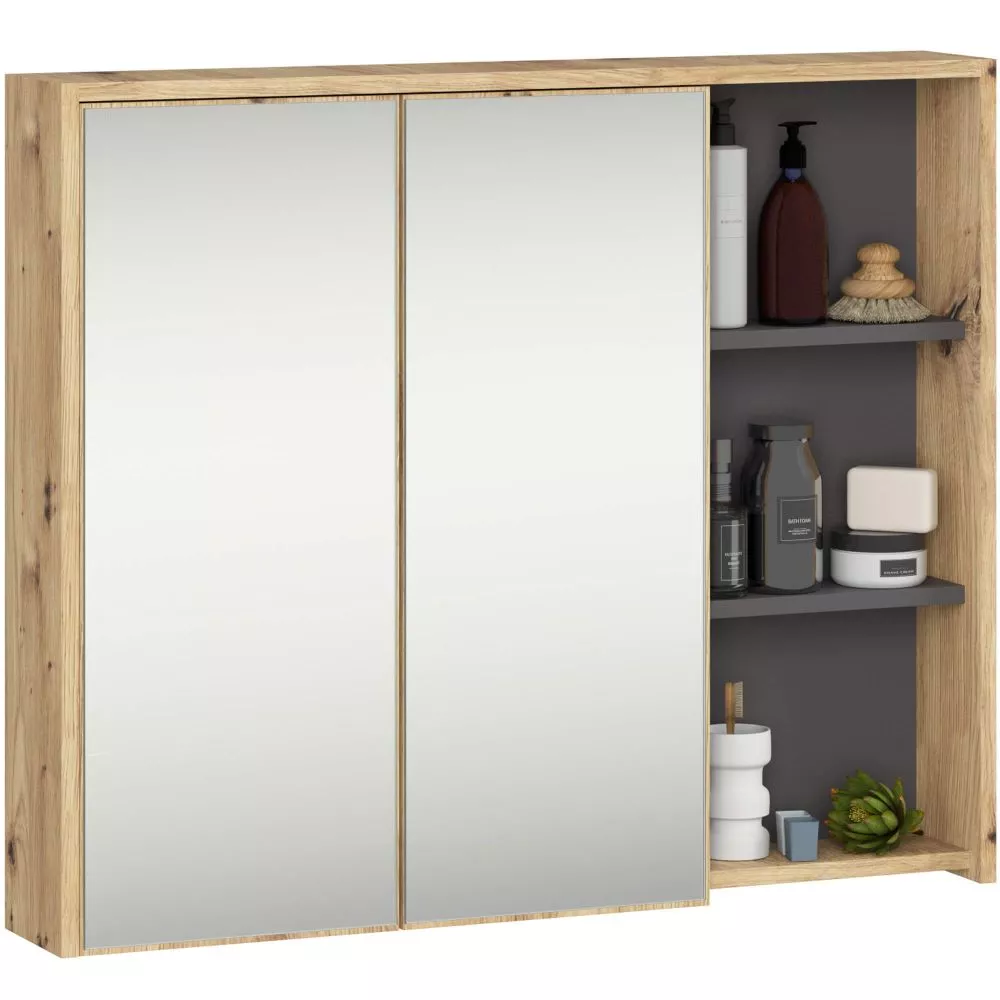 Vannas istabas skapītis Vami W90 L · 90 × 75 × 15 cm
