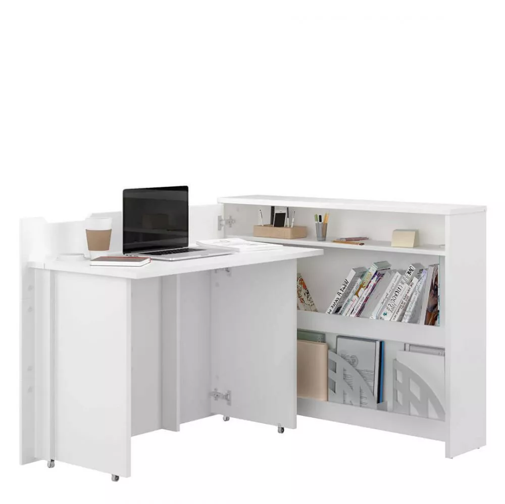 Galds Work Concept CW-01L Gloss · Balts · 135.8 × 93 × 115 cm
