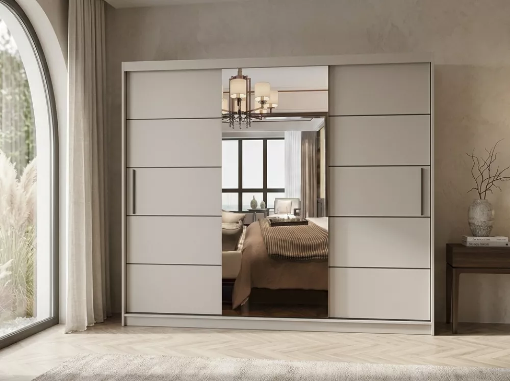 Skapis Alba 250 · Kašmira · 250 × 61 × 218 cm