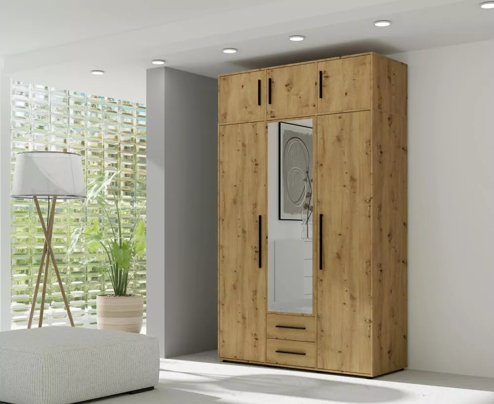 Skapis Maxione MX-12 Premium · Ozols artisan · 150 × 59 × 248.5 cm