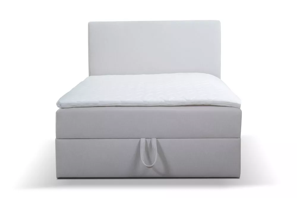 Gulta Rio 120x200 Boxspring standard Guļamvietas platums: 120 cm, Guļamvietas garums: 200 cm, · Gaiši pelēks · 126 × 213