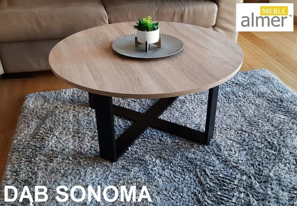 Žurnālgalds K4 Loft · Sonoma · 42 cm