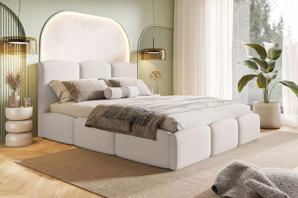 Gulta Slim 13 standard ar stelāžu Guļamvietas platums: 120 cm, Guļamvietas garums: 200 cm, stelāžas tips: koka, · Gaišai