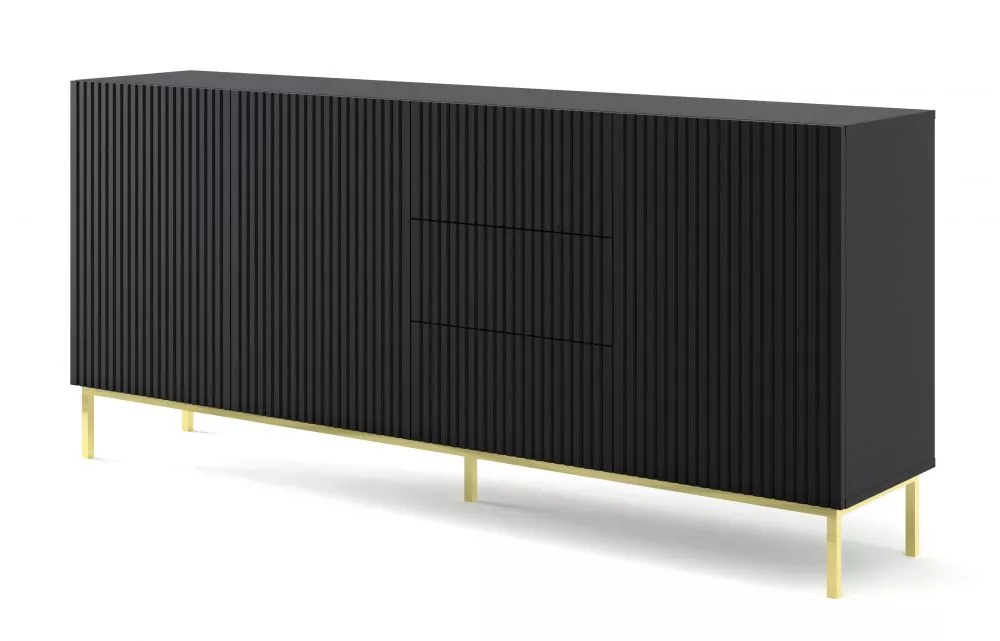 Kumode Ravenna B Gold Frame K3D3S · 199.6 × 41.8 × 88.9 cm