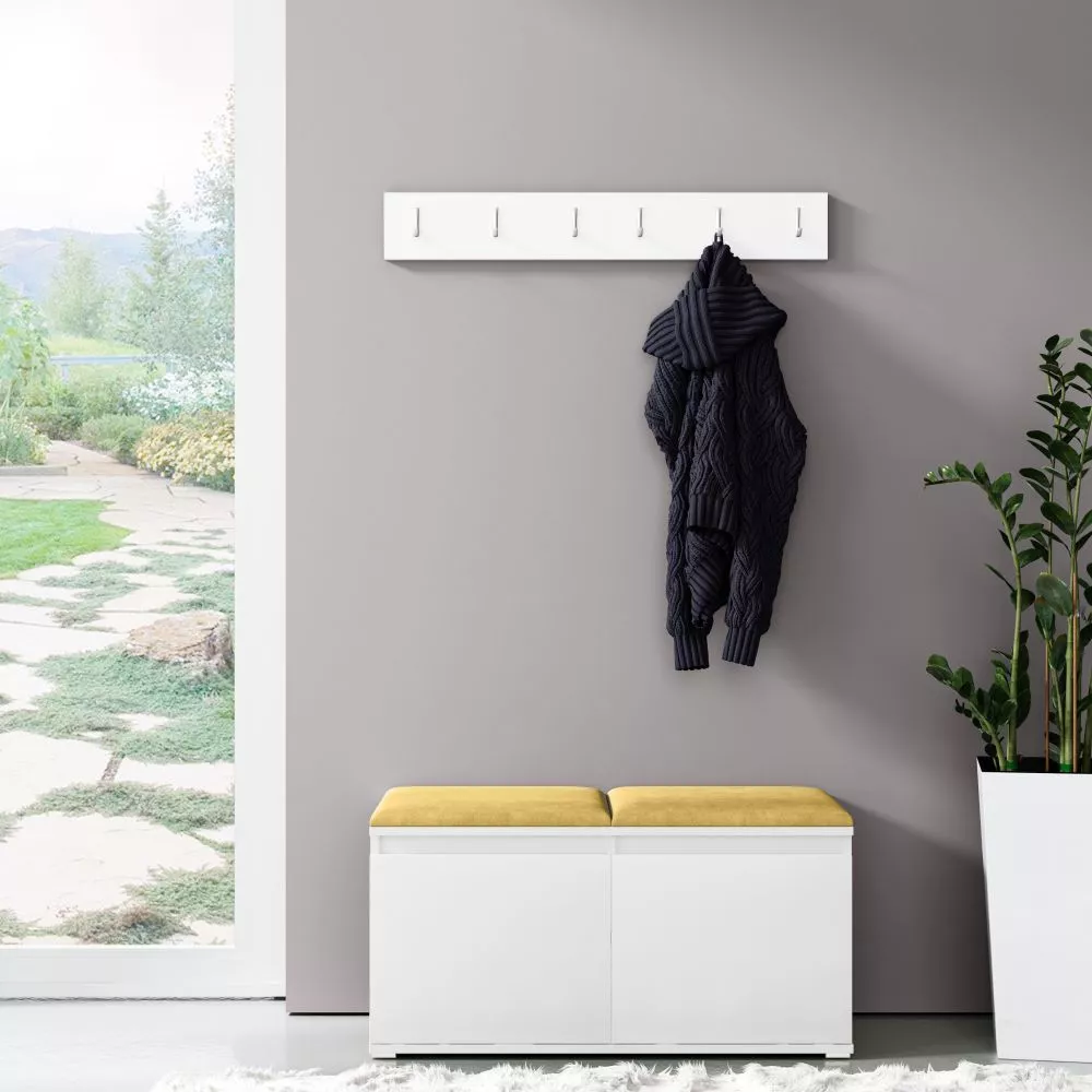 Apavu plaukts Emi 5 Trinity Korpusa krāsa: balts, · 100 × 40 cm