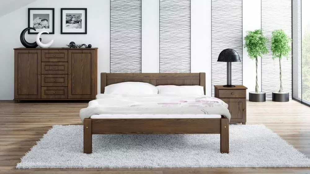 Gulta Wiktoria ar stelāžu Guļamvietas platums: 140 cm, Guļamvietas garums: 200 cm, · Valrieksts · 151 × 213 × 71 cm