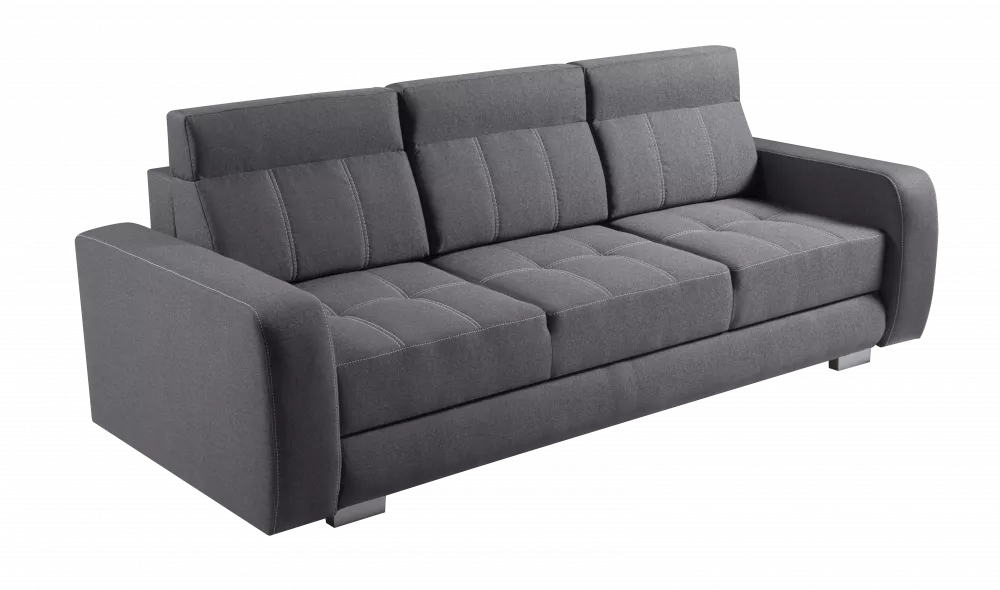 Dīvāns Comfortis standard · Pelēks · 98 × 238 × 92 cm