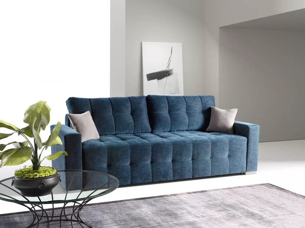Dīvāns Big Sofa 3S standard · Zils · 105 × 255 × 100 cm