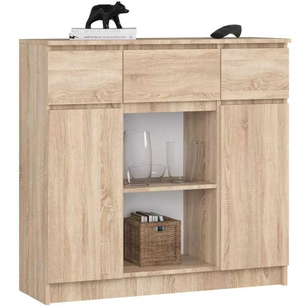 Kumode K-101 2D3S · Ozols sonoma · 101 × 35 × 98 cm