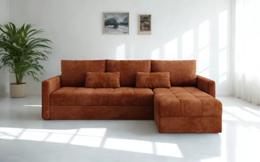 Dīvāns Roma Poso Standard · Oranžs · 138 × 226 × 85 cm