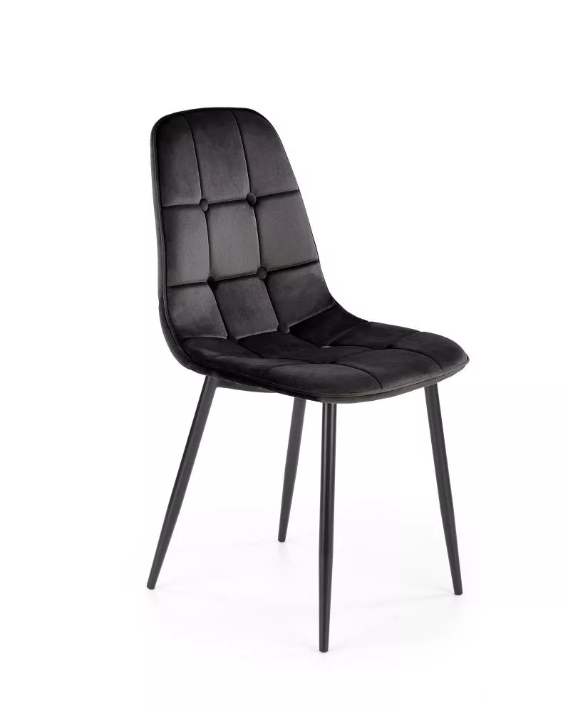 Krēsls K-417 · Melns · 87 × 44 × 56 cm