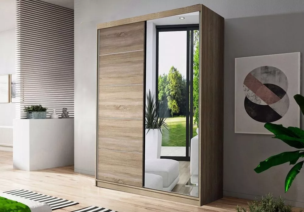 Skapis Neomi 05 · Sonoma · 120 × 61 × 200 cm