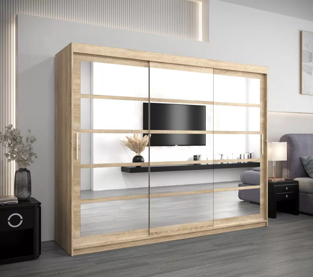 Skapis Roma 2 · Sonoma · 250 × 62 × 200 cm