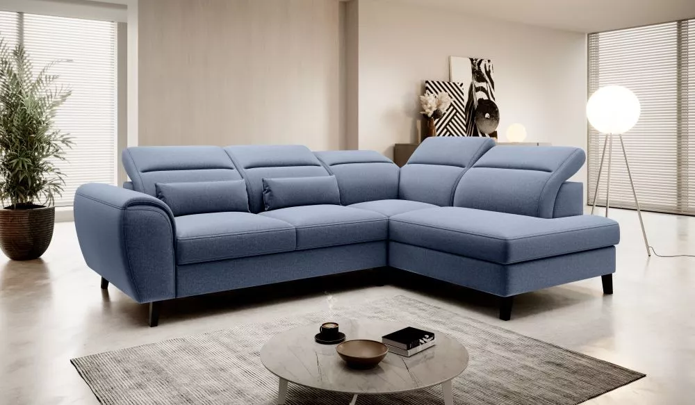 Dīvāns Noble Relax Standard · Zils · 201 × 255 × 83 cm
