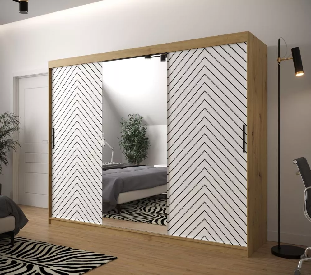 Skapis Jodelka 2 · 250 × 62 × 200 cm