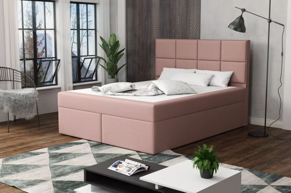 Gulta Besso Standard Guļamvietas platums: 120 cm, Guļamvietas garums: 200 cm, · Rozā · 122 × 210 × 120 cm