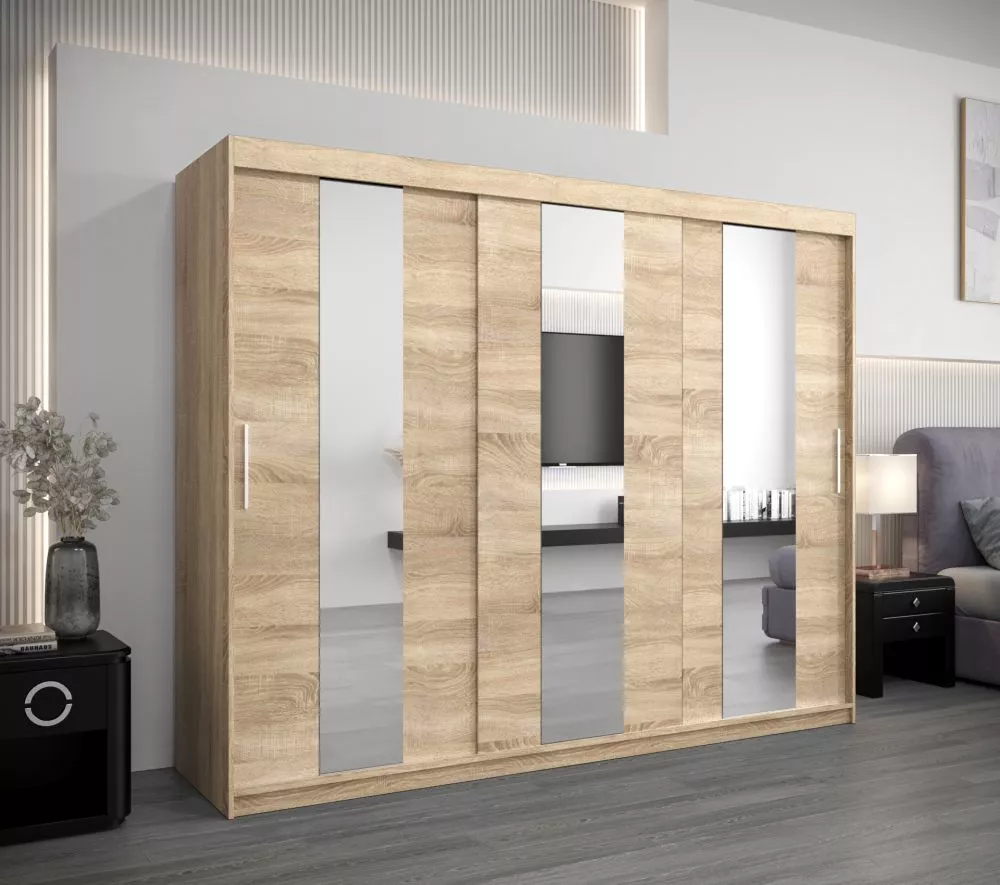 Skapis Pole · Sonoma · 250 × 62 × 200 cm