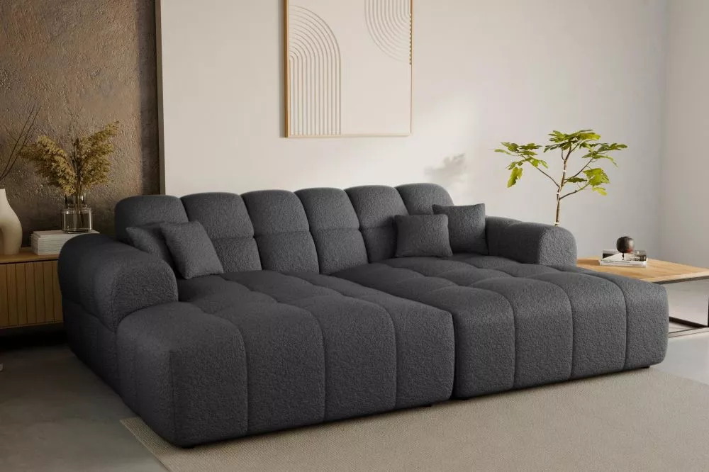 Dīvāns Mountain Bigsofa Standard · Antracīts · 160 × 240 × 72 cm