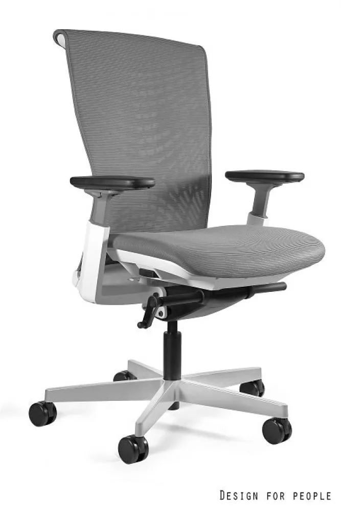 Datorkrēsls Reya Sēdvietas platums: 42 cm, · Pelēks · 66.5 × 45.5 × 100 cm