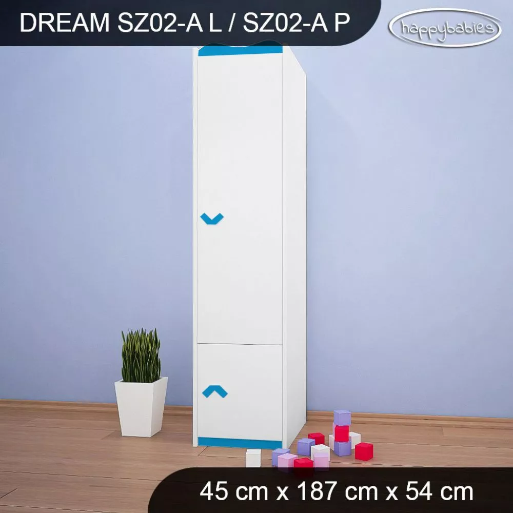 Bērnu skapis Dream SZ02-A · 45 × 54 × 187 cm