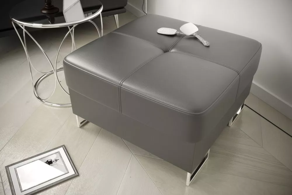 Pufs Galaxy Square P Standard Auduma numurs: Madryt 995, · Pelēks · 70 × 45 × 70 cm